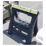 One poly Folding saw horse