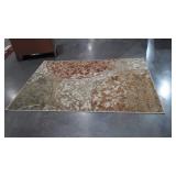 Area Rug, rubber nonslip backing, 5x7ft