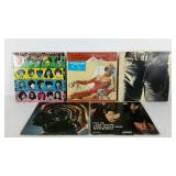 Rolling Stones vinyl record album group, 5 total