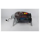 Electric meat slicer, powers up