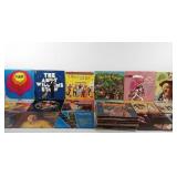 Vinyl records, includes Oklahoma, My Fair Lady,