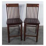 Pair of Home Counter Stools, 16x24" seating,