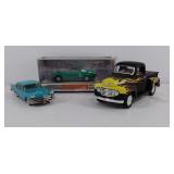 Three model cars, FORD, Matchbox and others