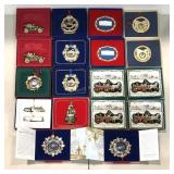 White House holiday ornaments, eighteen in boxes,