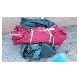 Holiday Christmas trees in bags, four, not sure