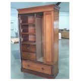 Antique Wardrobe, Interior has shelves with