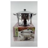 Stainless steel chafing dish with box