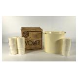 Volari party set, poly ice bucket with eight