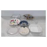 Bakeware and serving dishes, includes pie plates,