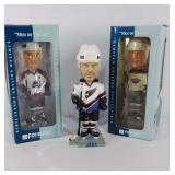 Three bobble head Ice Hockey figures, Jared,