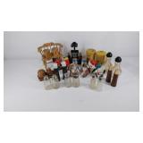 Group of salt and pepper shakers