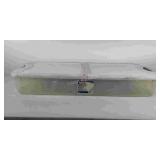 Sterilite 74 quart underbed tote with bifold lid,