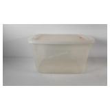 Cornerstone 62 quart tote with latching lid