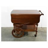 Pennsylvania House tea cart, drop leaf