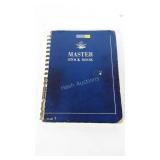 Stamps, Master stock book of stamps