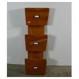 Wall mount mail rack, 36" tall