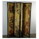 Bamboo 4 panel screen, room divider, each panel