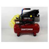 Craftsman 3 gallon air compressor, 125 PSI, works