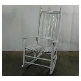 Rocking chair, slat seat