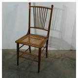Cane seat chair