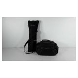 Sony digital camera with case and tripod