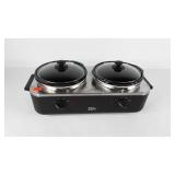 Elite double slow cooker server, works