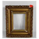 Deep well wood and plaster frame, 12x14, will