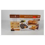 Copper Chef bake & crisp pan, new in box