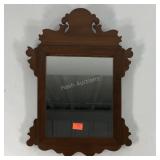 Wood framed mirror, 13x19