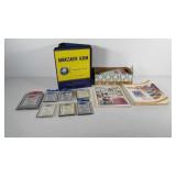 Stamp ephemera, includes margate mounts, binders,