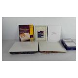 Office supplies, includes two lap desks, card