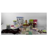 Crafting group, includes stickers, envelopes,