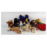 Plush toys, includes cat doll with real fur, TY