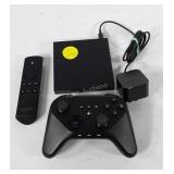 Amazon fire stick with box, remote and