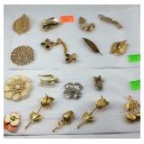 17 Brooches
