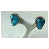 Sterling silver and turquoise earrings