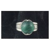 Sterling silver and Marcasite ring size 7