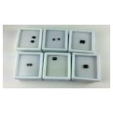 Six assorted gemstones