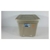 Sterilite plastic storage tote with lid, 18