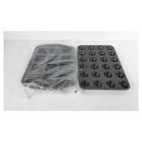 Baking tins, includes mini muffin tin and