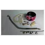 Group of costume jewelry,  includes Tasha