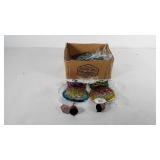 Eleven owl wind chimes