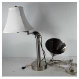 Two lamps, one is 24.5" h