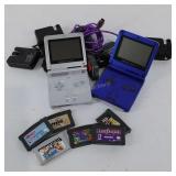 Two Nintendo Gameboy