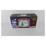 Holiday outdoor projector in original box and 25