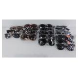 Group of new sunglasses,various styles and colors