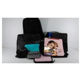 Group of ten carrying cases for laptops, IPad,