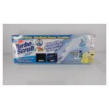 Cordless, handheld power scrubber, with box,