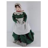 Porcelain doll, 18" tall