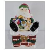 Ceramic Santa cookie jar